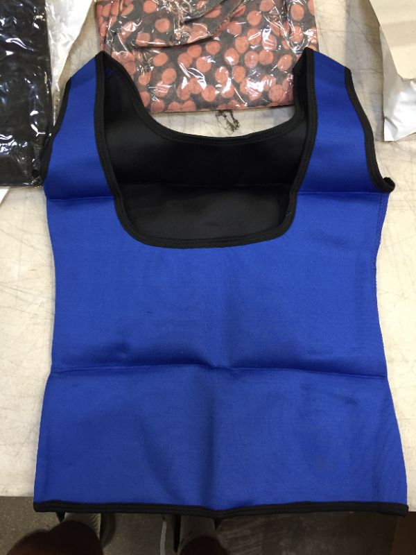 Photo 2 of 5 pack of women's clothing, 2 high waisted underwear size XL, 1 cheekless underwear, 1 scarf and one medium waist trainer slimmer