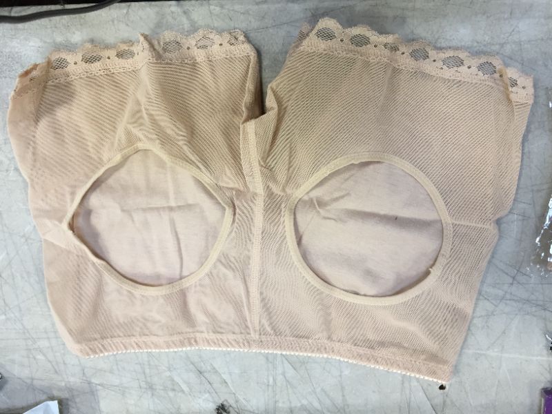 Photo 3 of 5 pack of women's clothing, 3 high waisted underwear size medium large XL, and 1 medium waist trainer, and one pair of medium cheekless underwear