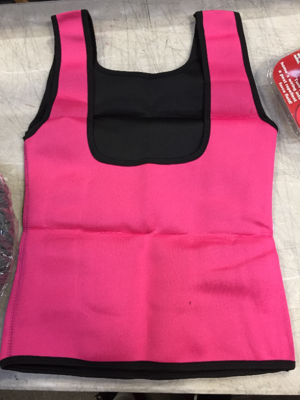 Photo 2 of 5 pack of women's clothing, 1 medium high waisted underwear, 1 XXL waist trainer vest, and 3 scarves
