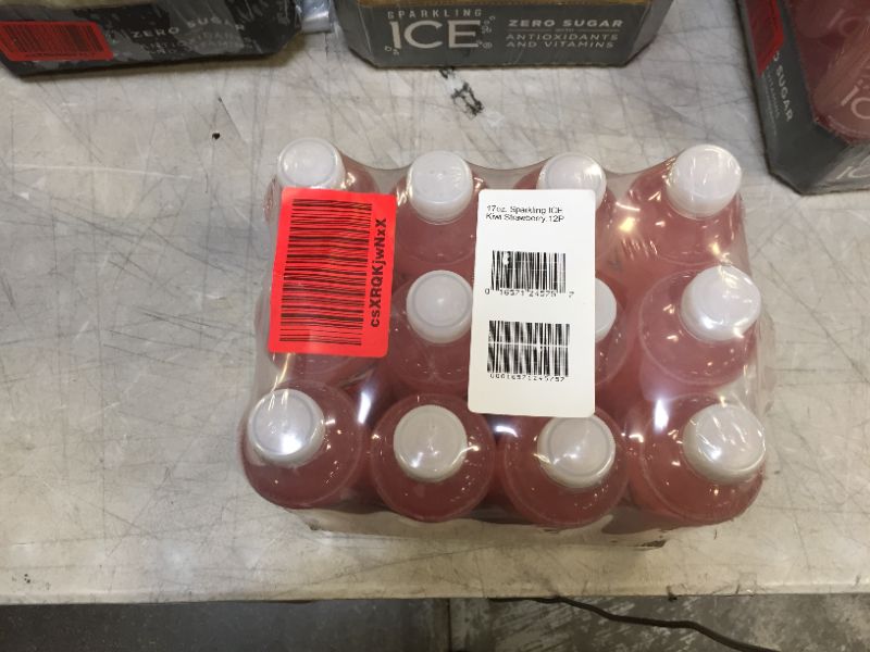 Photo 2 of 12 pack of Sparkling Ice® Naturally Flavored Sparkling Water, Kiwi Strawberry 17 Fl Oz