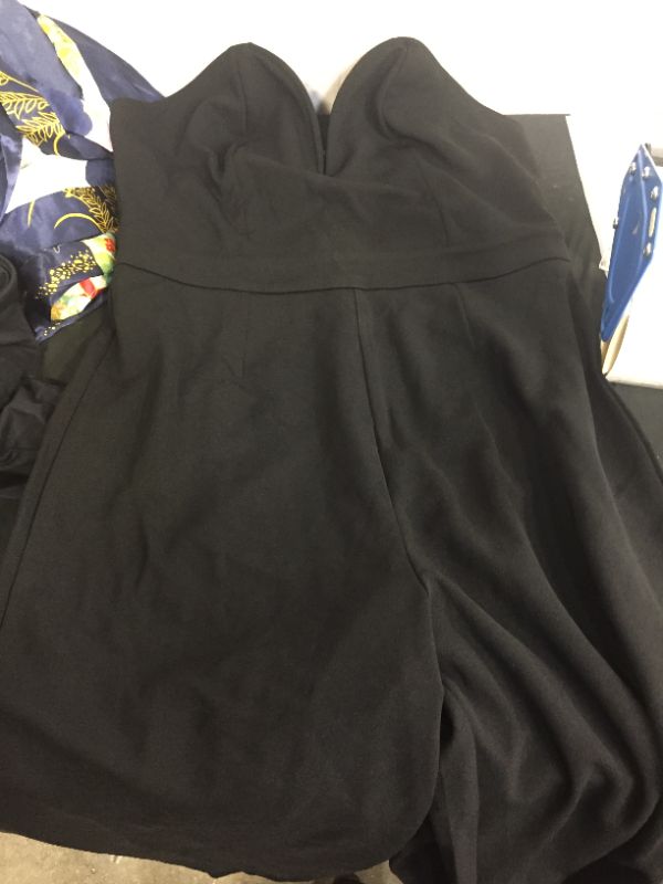 Photo 1 of LARGE BLACK WOMENS STRAPLESS JUMP SUIT 