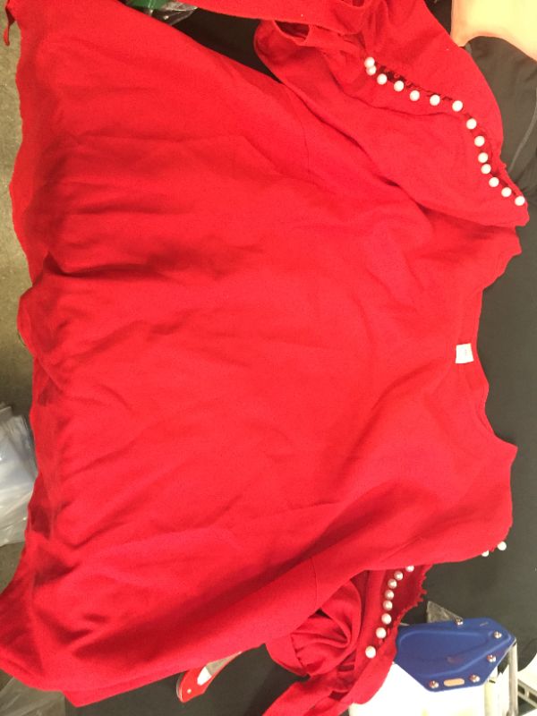 Photo 1 of LARGE WOMENS RED BLOUSE 