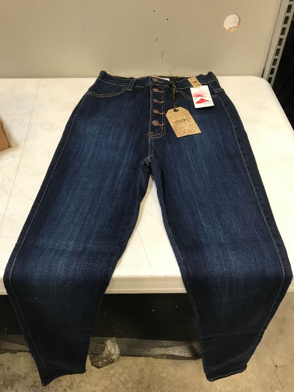 Photo 1 of Vibrant Women's Juniors Button Fly Super High Waist Skinnys
size 13