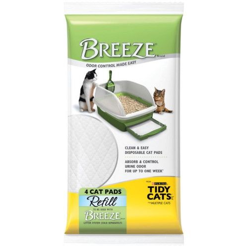 Photo 1 of Tidy Cats Breeze Litter System Cat Pads, 4 pcs 2 pack (8 pcs total 