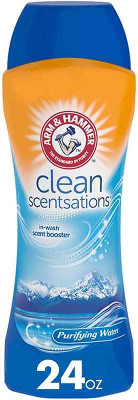 Photo 1 of Arm & Hammer In-Wash Scent Booster, Purifying Waters, 24 oz (Pack of 6)