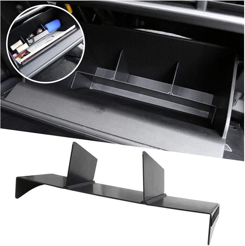 Photo 1 of 
Ruiya Glove Box Accessory Partition Tray Compatible with 2019 2020 2021 Mazda CX-30 DM Car Accessories Insert ABS Black Materials Interior Accessories