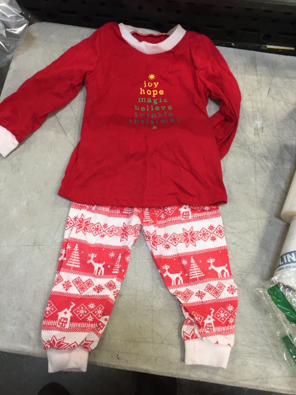 Photo 1 of Generic reindeer pj's = . -- size 2T