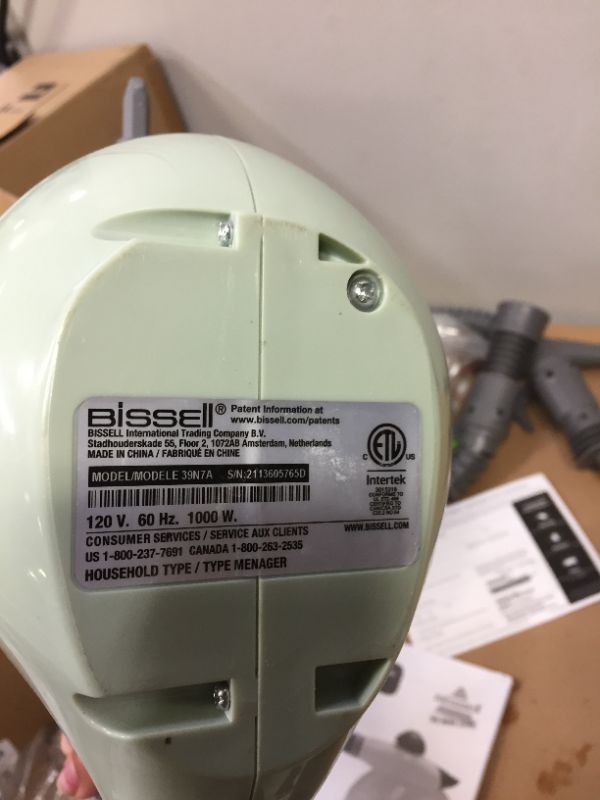 Photo 2 of BISSELL SteamShot Deluxe Hard Surface Steam Cleaner with Natural Sanitization, Multi-Surface Tools Included to Remove Dirt, Grime, Grease, and More, 39N7A***tested***
