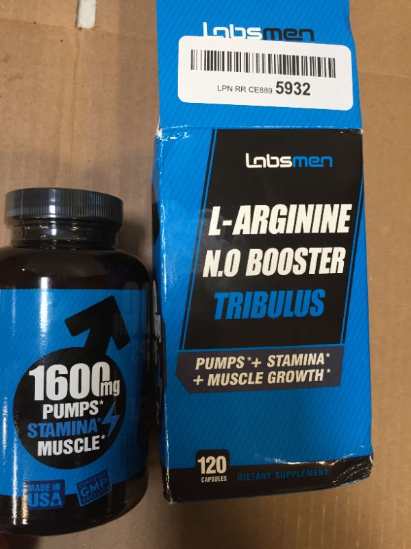 Photo 1 of 1600mg pumps stamina muscle 120 capsules  exp-- 10-203