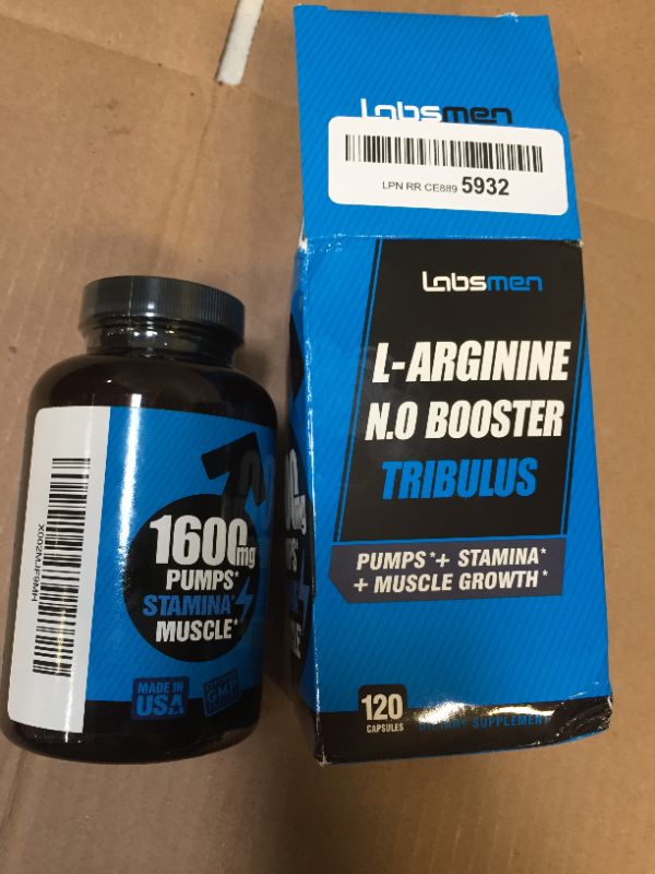 Photo 3 of 1600mg pumps stamina muscle 120 capsules  exp-- 10-203