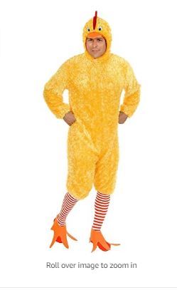 Photo 1 of Charades Men's Adult Funky Chicken Costume Set
