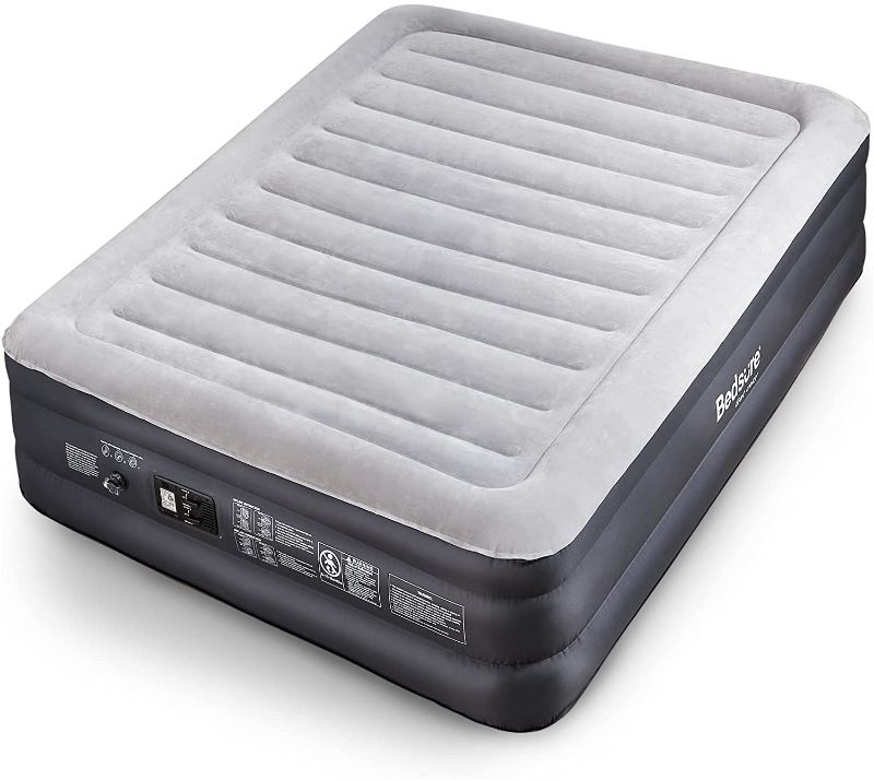 Photo 1 of Bedsure Queen Air Mattress with Built in Pump Raised - 18" Inflatable Mattress, Double Air Beds for Camping and Indoor Use

