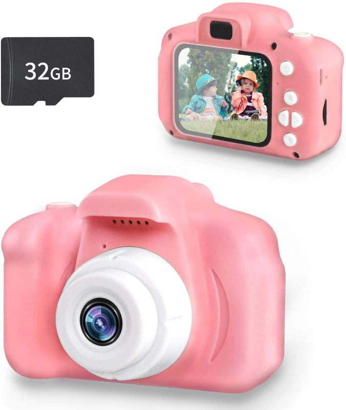 Photo 1 of Kids Digital Camera, SZREDU Toddler Video Camera for 3-8 Years Boys Girls,Children Toys Camera with 32GB SD for Birthday
