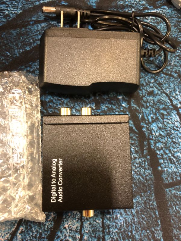 Photo 2 of 192KHz Digital to Analog Audio Converter, DAC Digital SPDIF Coaxial to L/R RCA Convert, Toslink Optical to 3.5mm Jack Audio Adapter for PS4 HD DVD Home Cinema Systems
