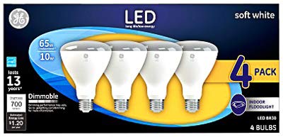 Photo 1 of 248663 10 Watts Soft White Light R30 Shape Bulbs - Pack of 4
