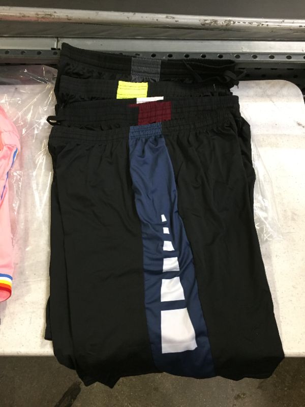 Photo 1 of 5PACK - MENS REAL ESSENTIAL XL BASKETBALL SHORTS 