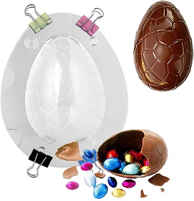 Photo 1 of 2PC LOT
Easter Egg Molds,3D Dinosaur Egg Chocolate Mold Giant Ostrich Egg Chocolate Cake Fondant Mould Baking Sugar Craft Decorating Tool, 2 COUNT