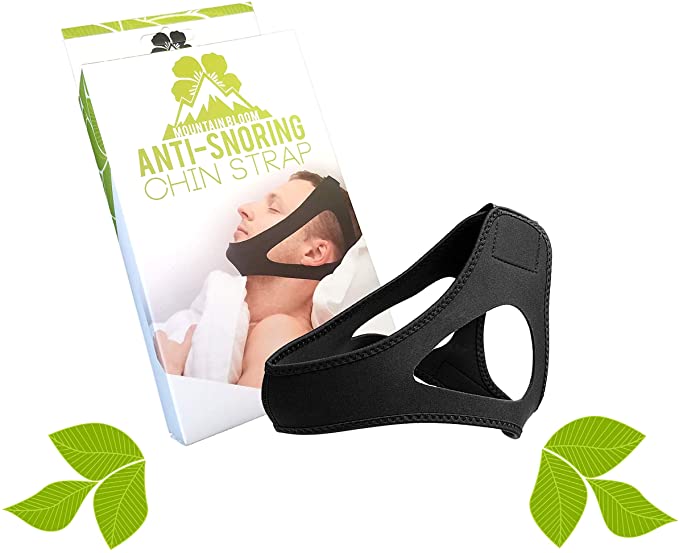 Photo 1 of 2PC LOT
MountainBloom Anti Snoring Chin Strap to Stop Snoring Quickly and Naturally - Best Snore Stopper Solution for Women or Men - Snore Reduction Chin Strap Features Adjustable Velco (Black), 2 COUNT