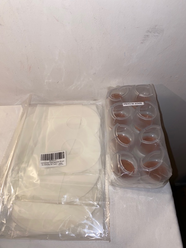 Photo 1 of 2PC LOT
0-8 Number Cake Stencils,6Inch 8Inch 10Inch Arabic Numerals Cake Cutting Mould, 27Pcs PET Plastic Decorating Templates for Birthday Wendding Party

LimBridge Chair Leg Wood Floor Protectors, Chair Feet Glides Furniture Carpet Saver, Silicone Caps 