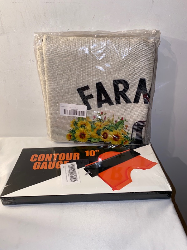 Photo 3 of 2PC LOT
DFXSZ Summer Pillow Covers 18x18?Summer Decorations? Farmhouse Pillow Covers?Sunflower Truck Buffalo Dwarf Garland Flower Throw?Linen Cushion Case for Summer Home Decor

Contour Gauge with Lock, 10 Inch Widened Woodworking Tools and Accessories, W