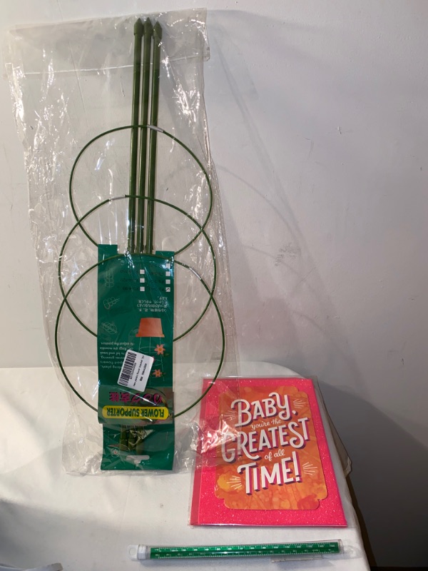 Photo 4 of 3PC LOT
Hallmark Mahogany Mothers Day Card for Wife or Girlfriend (Greatest of All Time)

Alumicolor Aluminum Engineer Metric Pocket Scale, 15 Inch, Green

DoubleWood Plant Support Cages 17.7 Inches Plant Cages with 3 Adjustable Rings, Supporter for Verti
