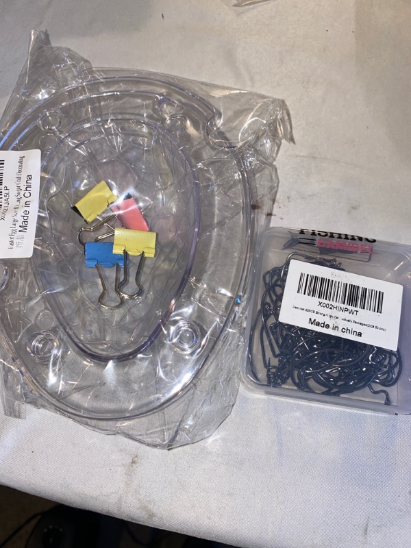 Photo 1 of 2PC LOT
DAMIDEL 50PCS Strong High Carbon Steel Fishing Hooks,Barded Design,Worms Senko Soft Bait Fishhook Set ?Available in 7 Sizes, lndividually Packaged, 2/0 SIZE 

Easter Egg Molds,3D Dinosaur Egg Chocolate Mold Giant Ostrich Egg Chocolate Cake Fondant