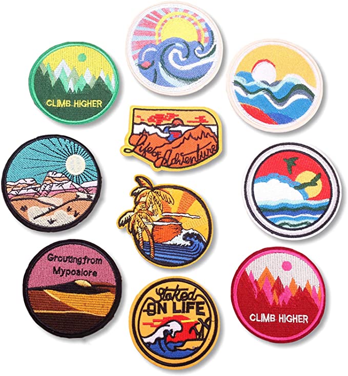 Photo 1 of 2PC LOT
Upriver 10PCS Applique Patches Mixed Day and Night Iron on Patches Cute Embroidered Sew on Applique Repair Patch Clothes for Arts Crafts DIY Accessory Jackets, Clothing, Backpack

Upriver 10PCS Applique Patches Mixed Cartoons Iron on Patches Cute 