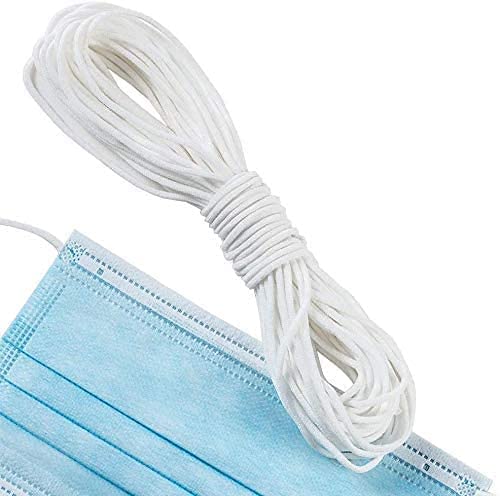 Photo 1 of 4PC LOT
Purazam 10 Yard White Elastic Cord for Masks, 1/8 Inch Elastic for Sewing Masks and DIY Craft Projects, 3mm Elastic Cord/String/Band/Rope Made from Nylon/Spandex Fabric, 3 COUNT

QUXIANG Face Mask 10 Pcs Disposable Safety Masks Comfortable Breatha