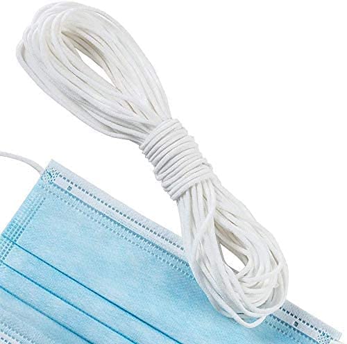 Photo 1 of 4PC LOT
Purazam 10 Yard White Elastic Cord for Masks, 1/8 Inch Elastic for Sewing Masks and DIY Craft Projects, 3mm Elastic Cord/String/Band/Rope Made from Nylon/Spandex Fabric, 3 COUNT

QUXIANG Face Mask 10 Pcs Disposable Safety Masks Comfortable Breatha