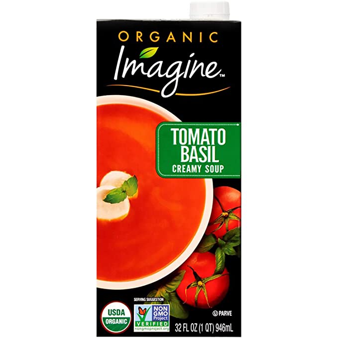Photo 1 of 2PC LOT
Imagine Organic Creamy Soup, Tomato Basil, 32 oz., EXP 10/26/2021, 2 COUNT