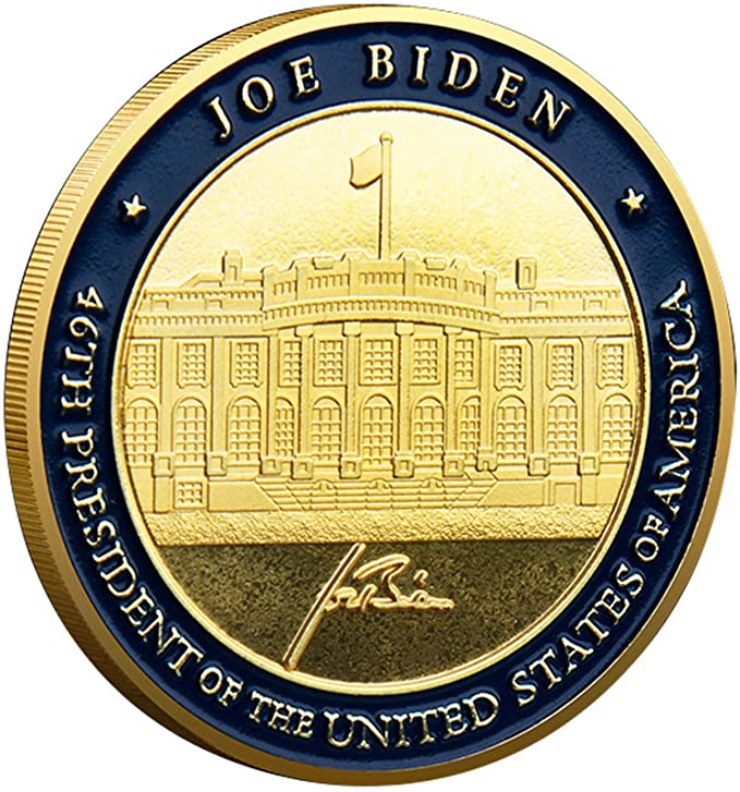 Photo 2 of 3PC LOT
Knock Knock Silver Horseshoes Lick and Stick Foil Stickers Mass Market Paperback – January 9, 2018

Strugglejewelry United States The 46th President Joe Biden Inauguration Challenge Coin

Dogecoin Coins Commemorative 2021 New Collectors Gold Plate