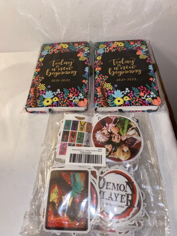 Photo 1 of 3PC LOT
200Pcs Anime Stickers, Mixed Stickers Waterproof Vinyl Stickers Skateboard Laptop Stickers for Teens Cartoon Decal

2021-2022 Pocket Planner - Weekly & Monthly Planner, July 2021 - June 2022, 6.3''×3.8'', Agenda Planner and Schedule Organizer with