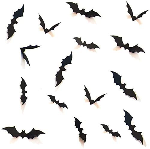 Photo 2 of 2PC LOT
Happy Halloween Table Centerpiece Decorations - 4-Pack Double Sided Cardstock & Tissue Paper Honeycomb Happy Halloween Decorations - 12” Halloween Party Decorations Centerpieces

DIY Halloween Decorations Bat 72Pcs, 3D Bat Wall Decal Decor Window 