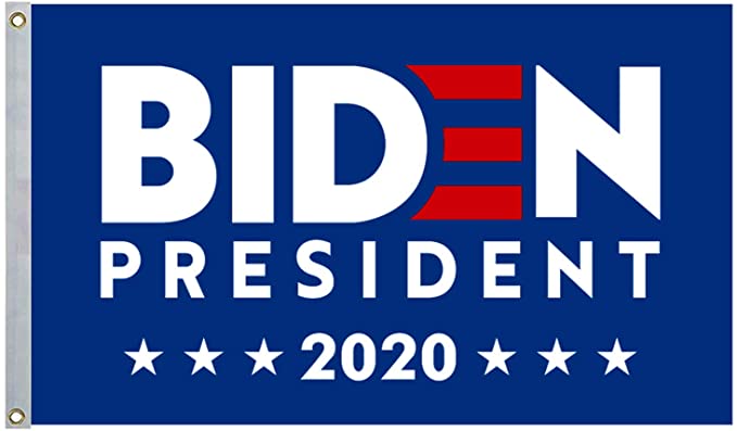 Photo 1 of 2PC LOT
Shmbada American USA Flag and Thin Blue Line Flag Kit with Brass Grommets, Premium Polyester Double Stitched Vivid Color Anti Fading, Outdoor Indoor Yard House Porch Flag, 3x5 Ft, 2 Pack

 Biden Flag - 2020 Biden for President Flag is Designed wit