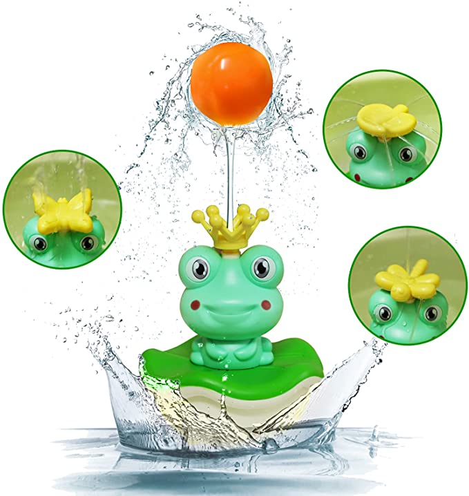 Photo 1 of STARYAR Bath Toys, 4 in 1 Bathtub Pool Toys,Spray Water Squirt Toy Baby Bath Toys,Cute Waterproof Electric Kids Swimming Floating Water Playing Toys, FACTORY SEALED 