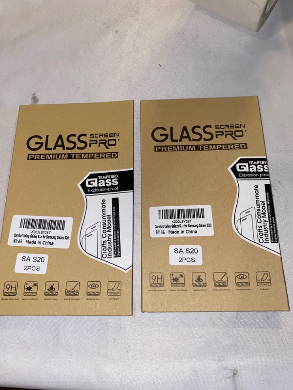 Photo 2 of 2PC LOT
Galaxy S20 5G Screen Protector,Full Coverage Tempered Glass[2 Pack][3D Curved Glass]?Solution for Ultrasonic Fingerprint?Tempered Glass Screen Protector Suitable for Galaxy S20 5G, 2 COUNT