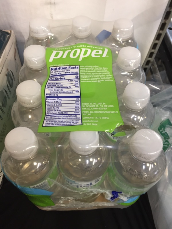 Photo 3 of 2PC LLOT
Propel, Kiwi Strawberry, Zero Calorie Sports Drinking Water with Electrolytes and Vitamins C&E, 16.9 Fl Oz (12 Count)
EXP 04/19/22

Peet's Coffee, Major Dickason's Blend - Dark Roast Whole Bean Coffee - 10.5 Ounce BagEXP 09/26/21


Peet's Coffee,