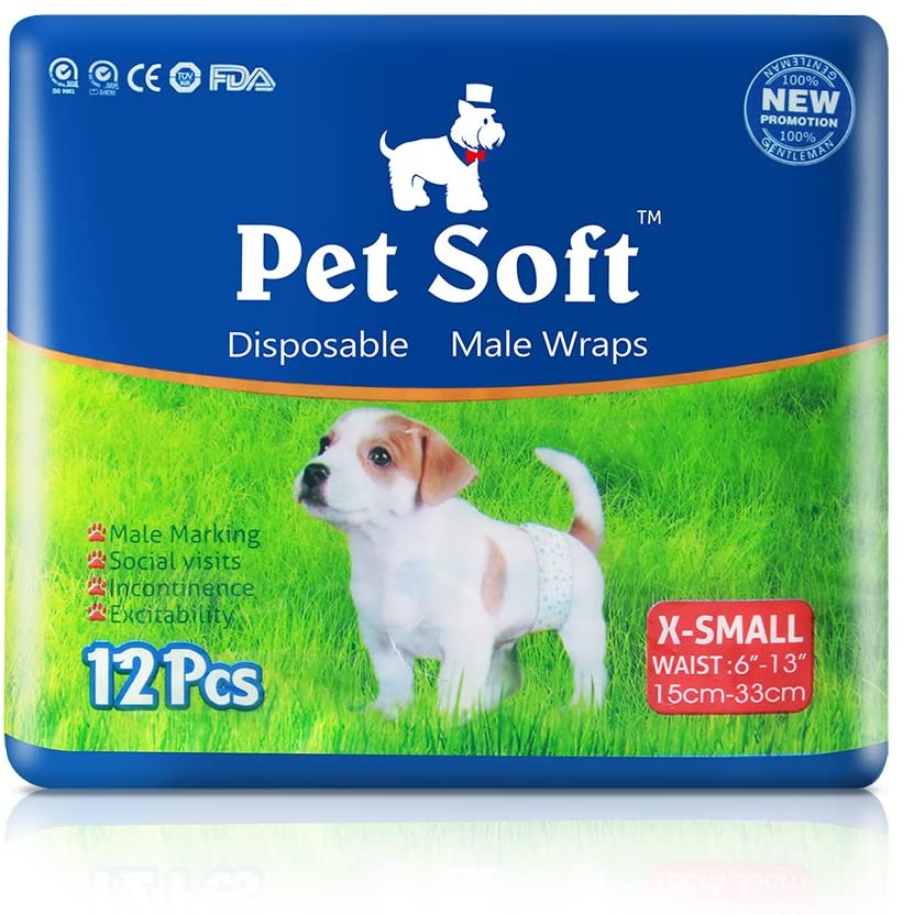 Photo 1 of 2PC LOT
Pet Soft Disposable Dog Wraps - Disposable Male Dog Diapers for Male Puppy Doggy Marking Incontinent 12-72 Counts

PEDIGREE Choice Cuts in Gravy Adult Wet Dog Food, 3.5 oz. Pouches EXP 06/2022

