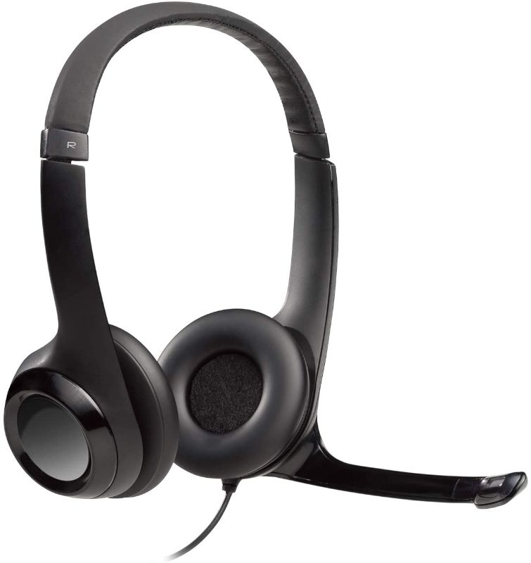 Photo 1 of H390 Wired Headset, Stereo Headphones with Noise-Cancelling Microphone
