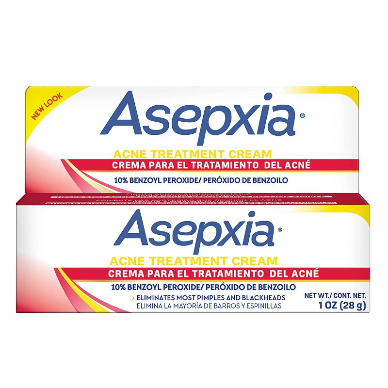 Photo 2 of 2PC LOT
GoodSense Omeprazole Delayed Release Tablets 20 mg, Stomach Acid Reducer for Frequent Heartburn Treatment, 28 Count
EXP02/22

Asepxia Acne Spot Treatment Cream for Pimples and Blackheads with 10% Benzoyl Peroxide, 1 ounce EXP 01/236
