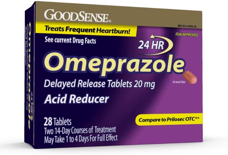 Photo 1 of 2PC LOT
GoodSense Omeprazole Delayed Release Tablets 20 mg, Stomach Acid Reducer for Frequent Heartburn Treatment, 28 Count
EXP02/22

Asepxia Acne Spot Treatment Cream for Pimples and Blackheads with 10% Benzoyl Peroxide, 1 ounce EXP 01/236
