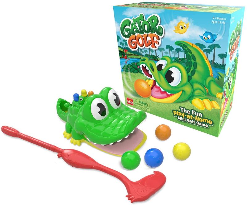 Photo 1 of Gator Golf - Putt The Ball into The Gator's Mouth to Score Game by Goliath
