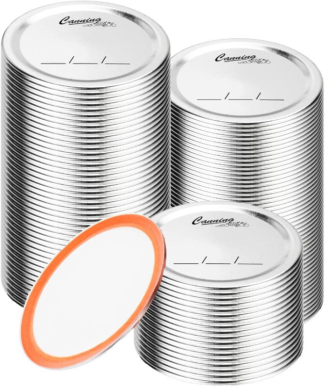 Photo 1 of 52 Count Regular Mouth Canning Lids for Ball, Leakproof Mason Jar Lids for Canning, Split-Type Metal Mason Jar Lids for Canning - Food Grade Material, Fit Airtight for Regular Mouth Jars (52)
2 COUNT 