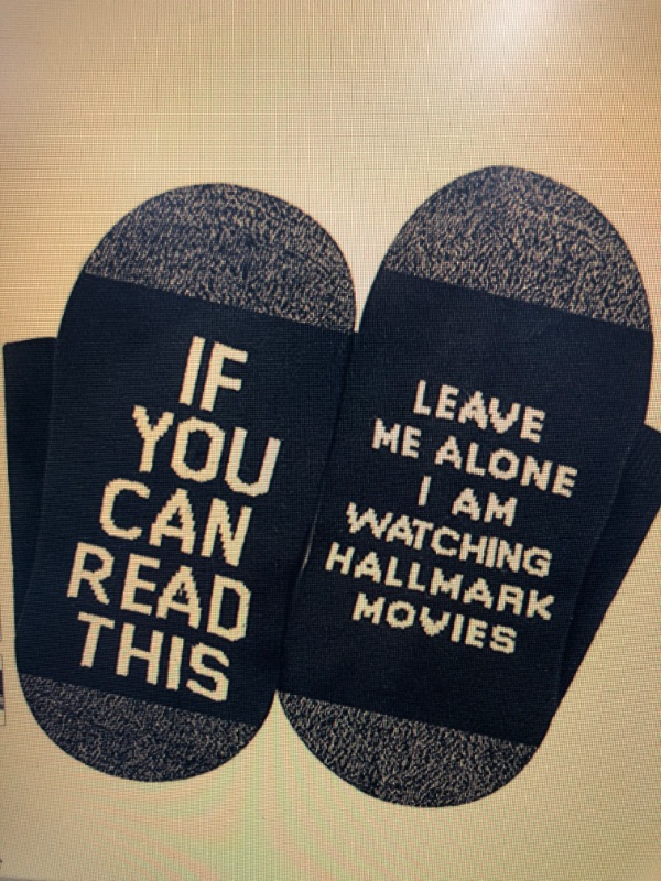 Photo 1 of Funny Saying Socks If You Can Read This Novelty Socks Funny Socks Christmas Cotton Socks for Men Womens
SIZE UNKNOWN, 3 COUNT 