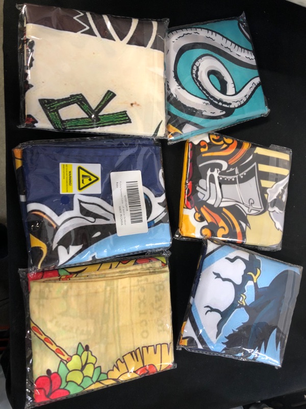 Photo 1 of 6PC LOT
GARDEN FLAGS, DIFFERENT STYLES AND PATTERNS 