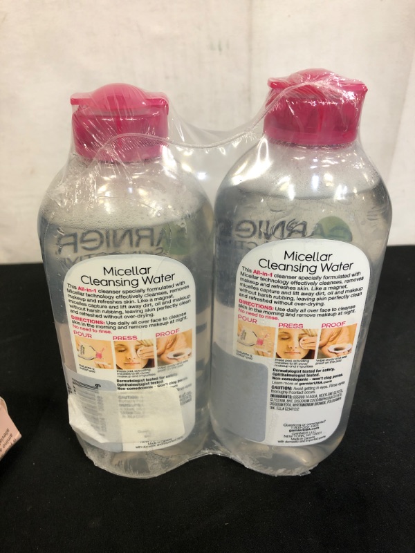 Photo 4 of 2PC LOT
Garnier SkinActive Micellar Cleansing Water For All Skin Types, 13.5 Ounces (Pack of 2)

Acure Seriously Soothing Day Cream | 100% Vegan | For Dry to Sensitive Skin | Argan Oil, Sunflower Amino Acids & Chamomille - Nourishes & Soothes | 1.7 Fl Oz,