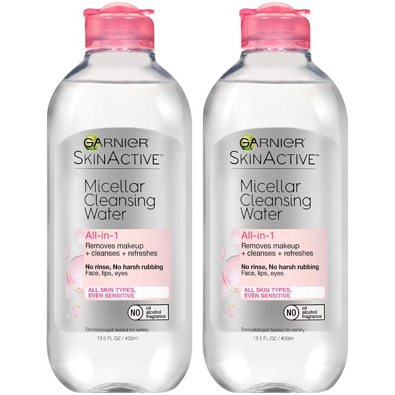 Photo 1 of 2PC LOT
Garnier SkinActive Micellar Cleansing Water For All Skin Types, 13.5 Ounces (Pack of 2)

Acure Seriously Soothing Day Cream | 100% Vegan | For Dry to Sensitive Skin | Argan Oil, Sunflower Amino Acids & Chamomille - Nourishes & Soothes | 1.7 Fl Oz,