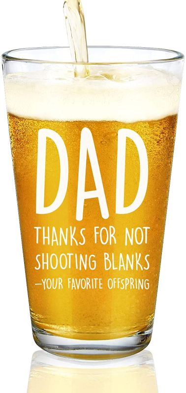 Photo 1 of 2PC LOT
Mom and Dad Mugs - Couple Gifts for New Parents - Worlds Best Mom Dad Gifts - Mom Dad Mug from Daughter Son - Ceramic Mug Set for Him Hers Pregnancy Announcement Gifts 11 Oz

Modwnfy Dad Thanks For Not Shooting Blanks, Your Favorite Offspring Beer
