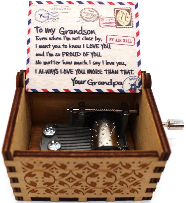 Photo 1 of Buildinest You are My Sunshine Music Box – Mail Style Music Box - Gifts from Grandpa to Grandson - 1 Pcs(Mail)
