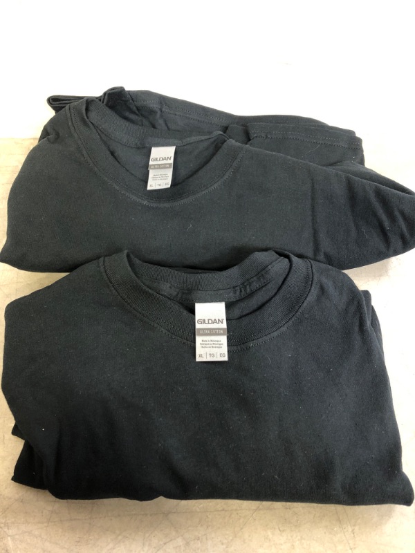 Photo 1 of 2PK MEN'S LONG SLEEVE BLACK SHIRTS, SIZE XL